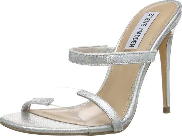 Metallic Heeled Sandals | Shop the world's largest collection of fashion |  ShopStyle UK