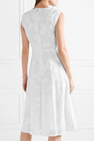 Thumbnail for your product : Off-White Collection - Fil Coupé Cotton-voile Dress - Off-white