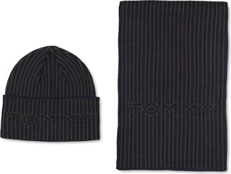 tommy hilfiger hat and scarf mens