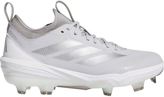 adidas Men's Adizero Impact 2.0 TPU Molded Baseball Cleats 13 Team Light Grey/Footwear White/Silver Met
