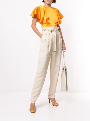 Acler Corsica high-waisted trousers