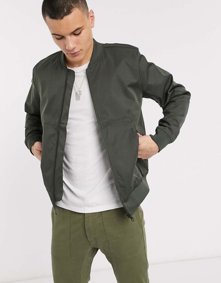 topman green bomber jacket