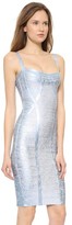 Thumbnail for your product : Herve Leger Judith Metallic Dress