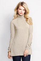 Thumbnail for your product : Lands' End Women's Year Round Cashmere Easy Turtleneck Tunic Sweater