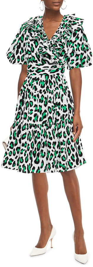 Dvf Leopard Wrap Dress | Shop the world's largest collection of 