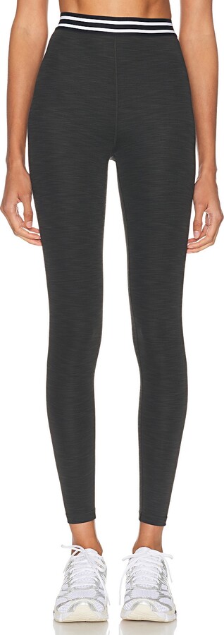 Splits59 Bailey High Waist Active Rib 7/8 Legging in Black