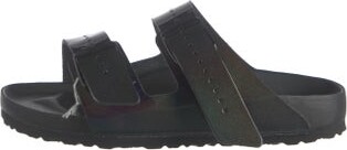 Rick Owens X Birkenstock Leather Glitter Accents Slides w/ Tags