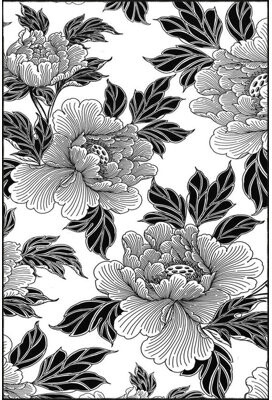 Red Barrel Studio Floral Theme Pattern Woven Base and Washable Area Rug