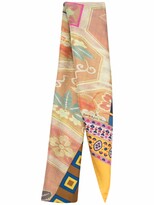 Thumbnail for your product : Pierre Louis Mascia Aloeuw printed scarf