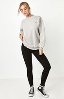 Thumbnail for your product : Honey Punch Destroyed Mock Neck Sweatshirt