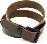 Thumbnail for your product : Timberland Mens Leather Belt Brown Black Matte Buckle Classic Casual Dress 32-42