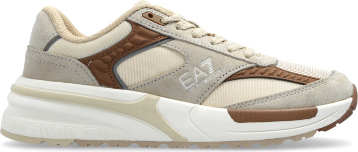 EA7 Emporio Armani Sports Shoes With Logo, , - Beige