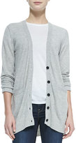 Thumbnail for your product : Vince Cashmere V-Neck Cardigan, Heather Snow