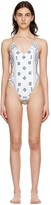 Thumbnail for your product : Rhude White Nylon One-Piece Swimsuit