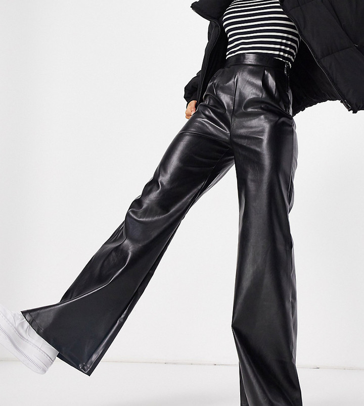 Tall Leather Trousers | Shop the world's largest collection of fashion |  ShopStyle UK