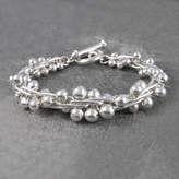 Thumbnail for your product : Otis Jaxon Silver Jewellery Graduated Statement Solid Sterling Silver Necklace