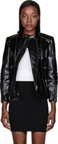 Thumbnail for your product : Altuzarra Black Leather Layered Short Spring Overcoat