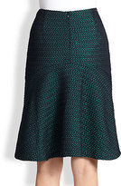 Thumbnail for your product : Escada Checkerboard Jacquard Skirt