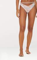 Thumbnail for your product : PrettyLittleThing Nude Camo Waist Strap Bikini Bottom