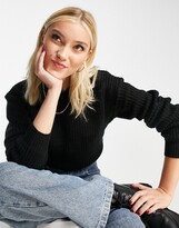 Thumbnail for your product : Brave Soul Alliam tie back jumper