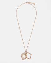 Thumbnail for your product : Ted Baker RESEDO Regal gem double pendant necklace