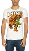 Thumbnail for your product : Logoshirt Slim Fit Marvel The Thing Logo Men's T-Shirt Almost