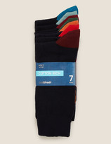 Thumbnail for your product : Marks and Spencer 7pk Cool & FreshTM Dot Sole Socks