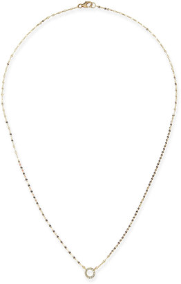 Lana Diamond Circle Pendant Necklace
