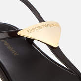 Thumbnail for your product : Emporio Armani Women's Coqui Soft Jelly Sandals - Black