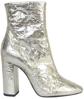 saint laurent heel boots