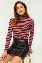Thumbnail for your product : Ardene Striped Turtleneck Sweater