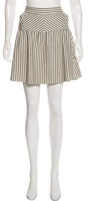 Diane von Furstenberg Mini Stripe Skirt