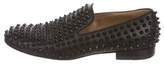 Thumbnail for your product : Christian Louboutin Rollerboy Spikes Leather Loafers