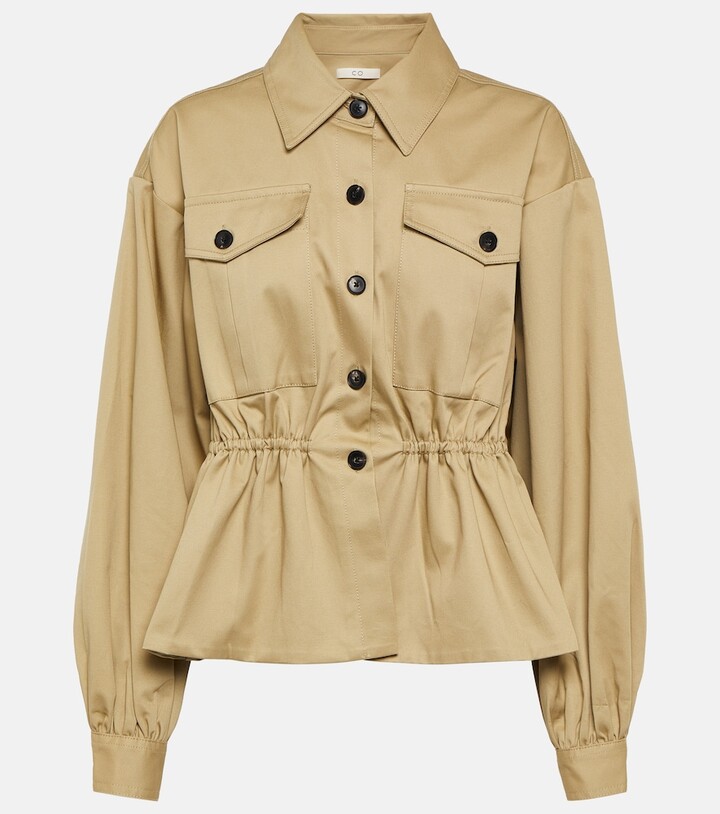 Co Cropped cotton jacket