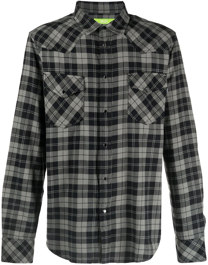 diesel flannel shirt