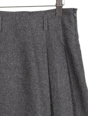 Jacadi Girls' Pleated Wool-Blend Skirt
