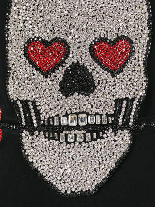 Philipp Plein sequin skull sweater