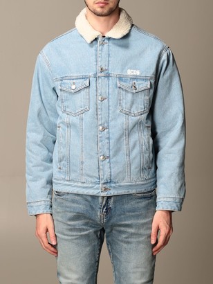 fuzzy denim jacket mens