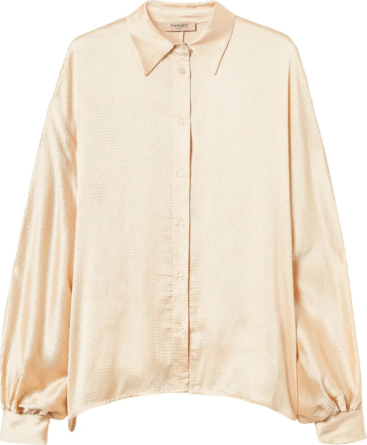 Twin-Set Balloon-Sleeve Shirt