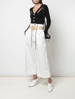 Thumbnail for your product : Proenza Schouler White Label Fine Gauge Rib Cropped Knit Cardigan