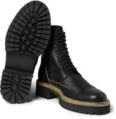 Thumbnail for your product : Ann Demeulemeester Chunky-Sole Leather Boots
