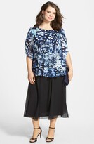 Thumbnail for your product : Alex Evenings Chiffon Midi Skirt