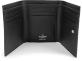 Thumbnail for your product : Valentino Garavani Tri-Fold Leather Wallet On Strap