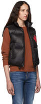 Thumbnail for your product : DSQUARED2 Black Nylon Logo Puffer Vest