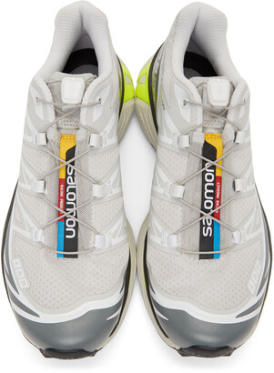 Salomon Taupe & Grey XT-6 Advanced Sneakers