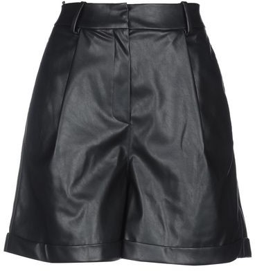ショートパンツ PINKO Women Shorts  Burmudas 105243 A2M7Z99 Black Pinko Woman Bermuda with Patch 105243 A2M7 Z99 – Khloefemme