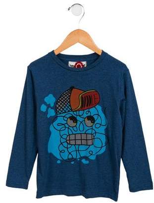 Paper Wings Boys' Doodle Crew Neck Shirt w/ Tags