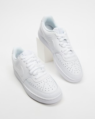 Nike Women's White Low-Tops - Court Vision Low - Women's - Size 6 at The Iconic