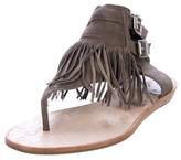 Thumbnail for your product : Juicy Couture Suede Fringe Sandals