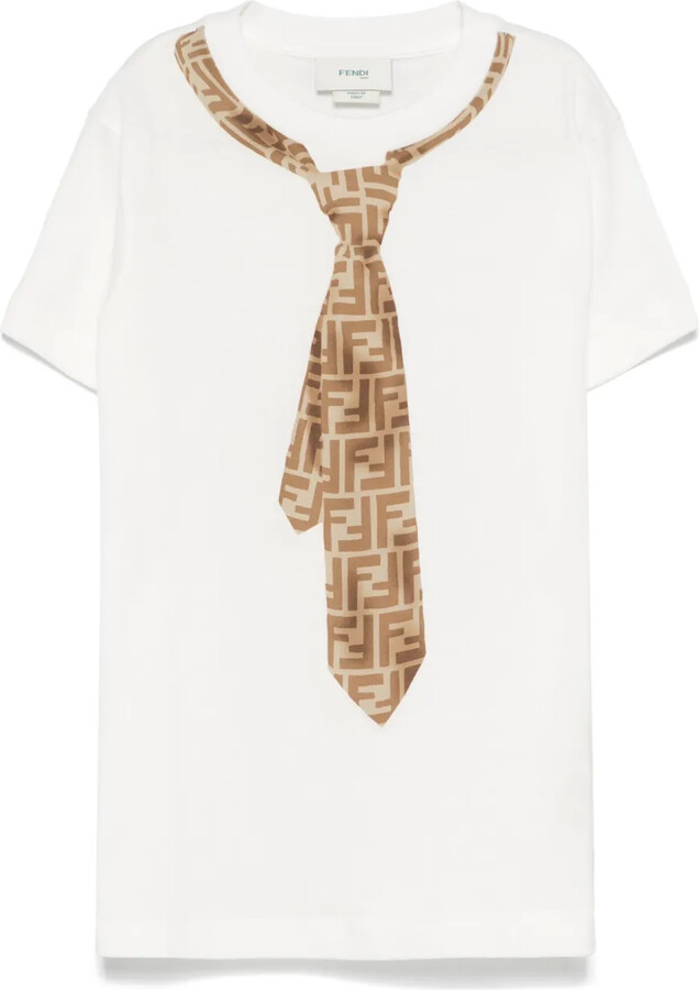 Fendi Kids tie-print T-shirt